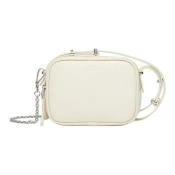 WEEKEND MaxMara Leather Crossbody Bag Mini Women's White