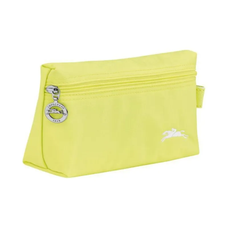 LONGCHAMP Le Pliage Polyester Toiletry Bag Makeup Bag Women's Neon Yellow-1