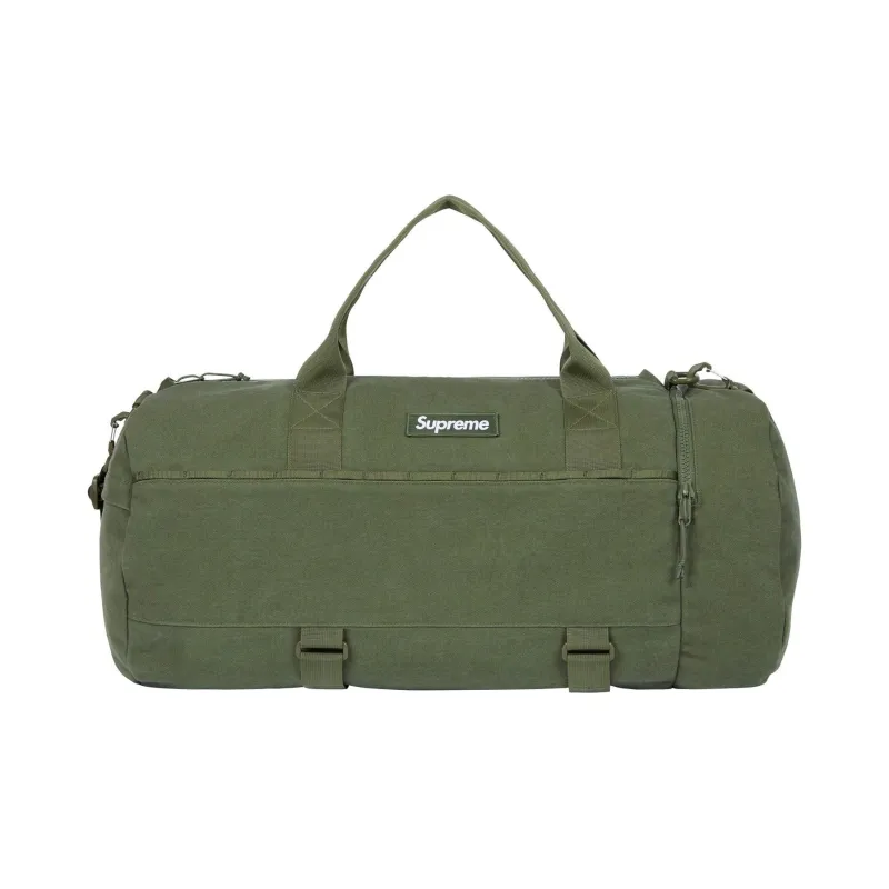 Supreme Canvas Travel Bag 58L Unisex Olive Green-0