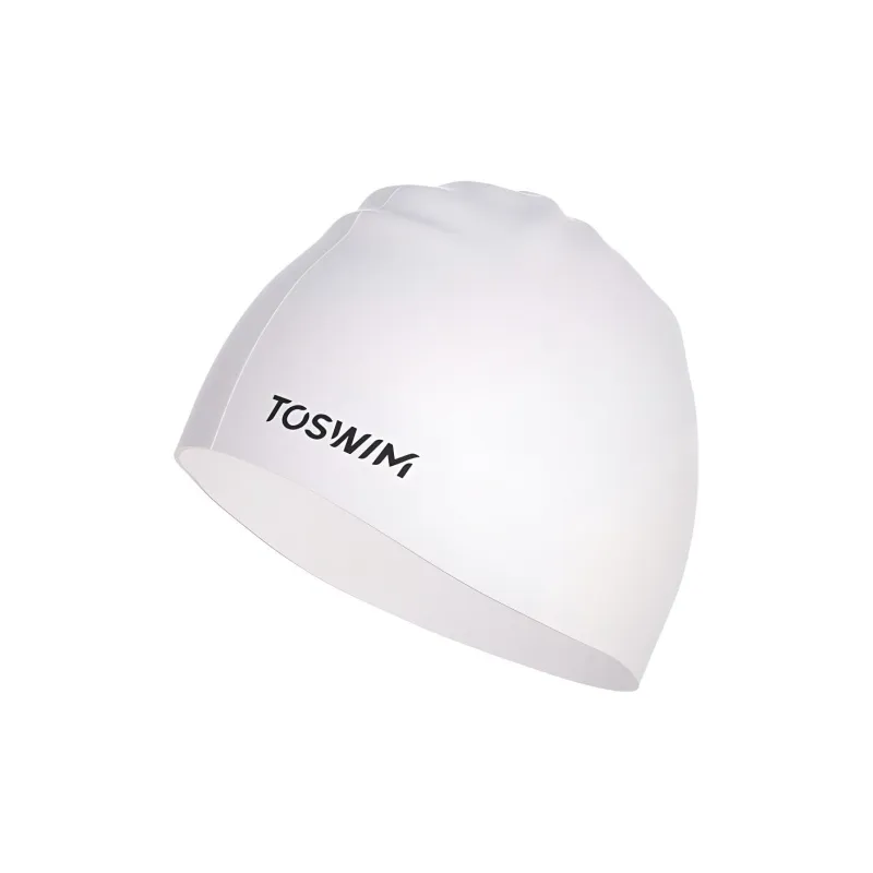 TOSWIM Swimming Caps Silicone Material Pool Training Unisex-5