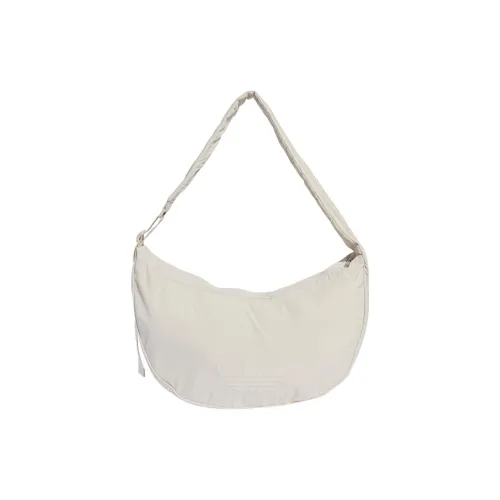 Adidas Fabric Bowling Bag Shoulder Bag Crossbody Bag Unisex White