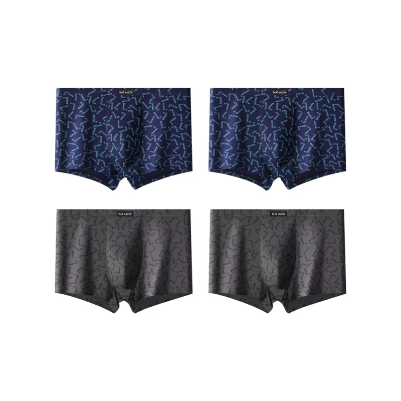 MIIOW Trend Party Series Underpants Men's 4 Pack-19