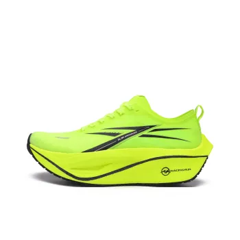 A.KNACKFUSS Cushioned Slip Resistant Abrasion Resistant Breathable Low Top Running Shoes Unisex Neon Green
