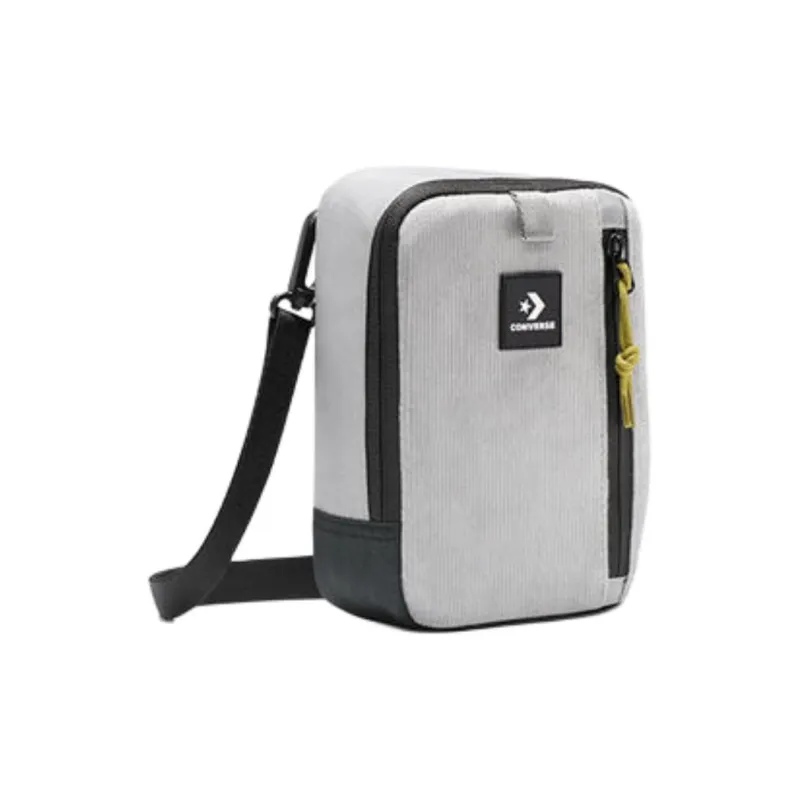 Converse Corduroy Shoulder Bag Crossbody Bag Unisex Gray & Black-1