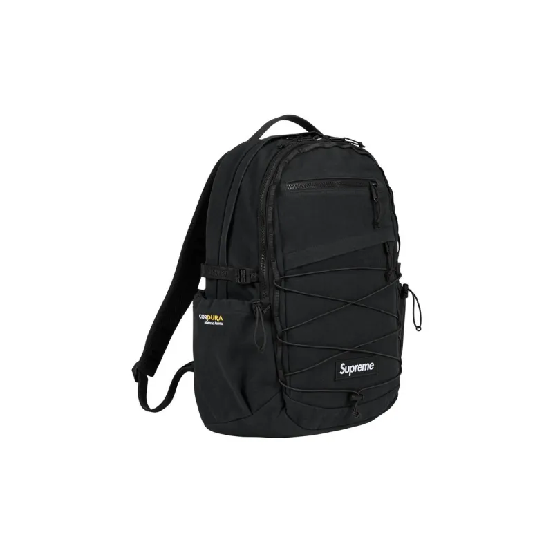 Supreme Cotton Backpack Regular Unisex Black-1