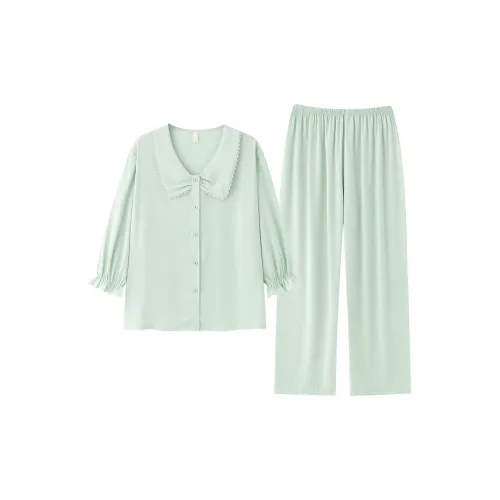 MADALLO Pajama Set Women's Aqua Green