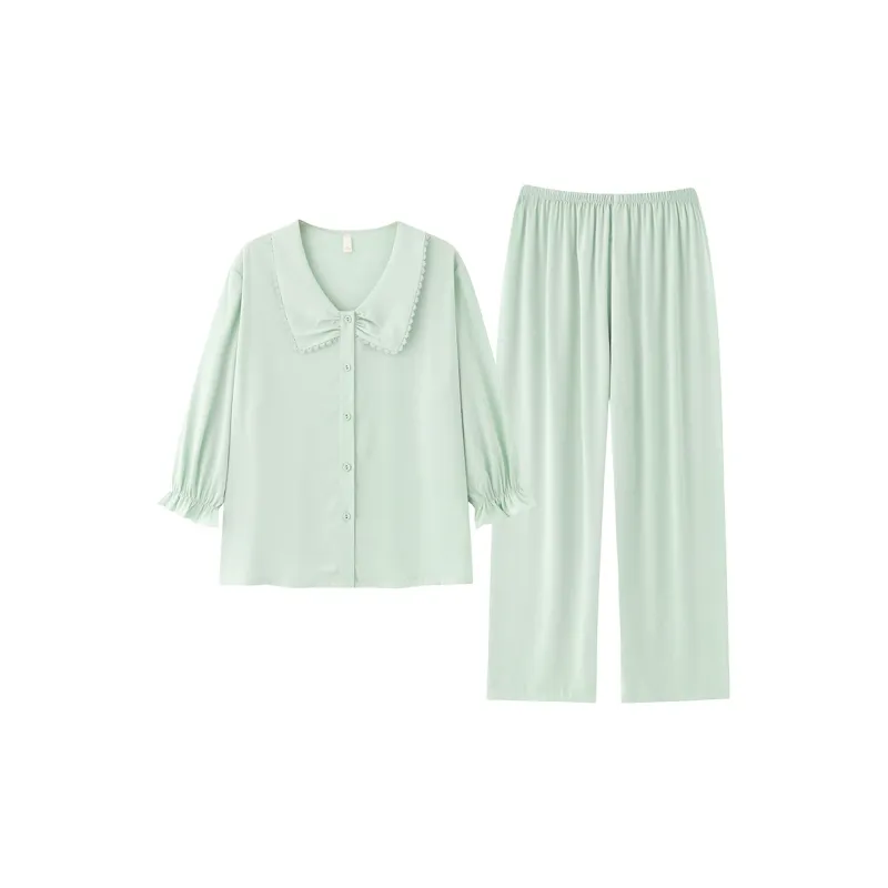MADALLO Pajama Set Women's Aqua Green-0