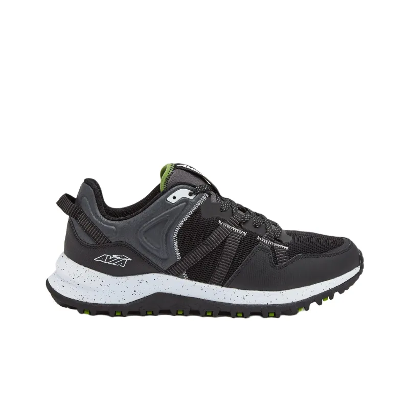 AVIA Anti-Slip Wear-Resistant Low-Top Trail Running Running Shoes Men's Black-1