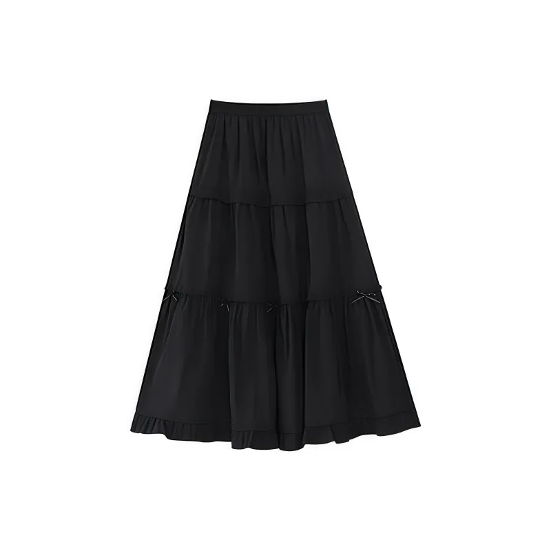 KYKW Casual Long Skirts Women's-3
