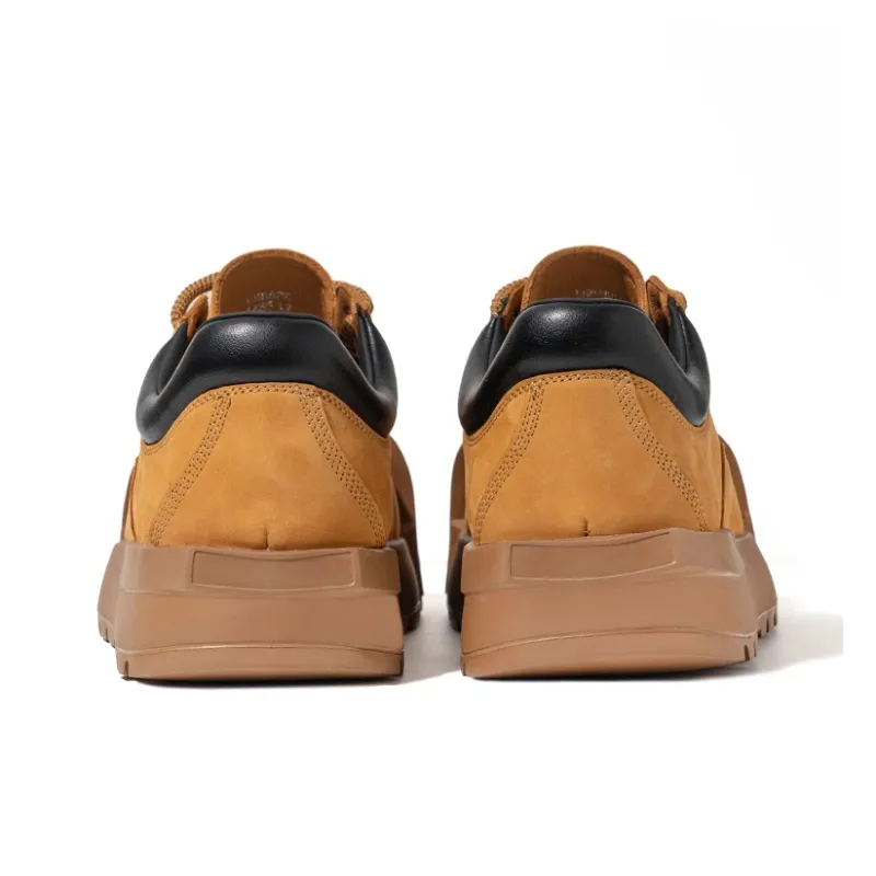 LOHAN·SIR Breathable Height Increasing Low-Top Casual Shoes Women's Earth Brown Yellow-5