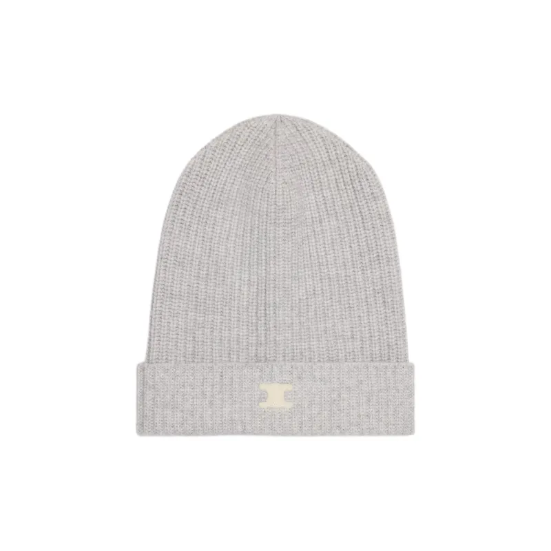 CELINE Triomphe Beanie In Heritage Cashmere-0