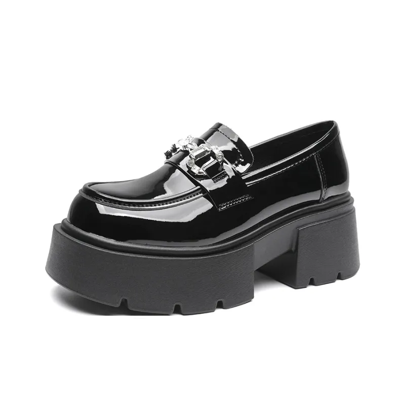 ABIDJAN CNY Snake Year Ruyi Collection Loafers Women's Black-1
