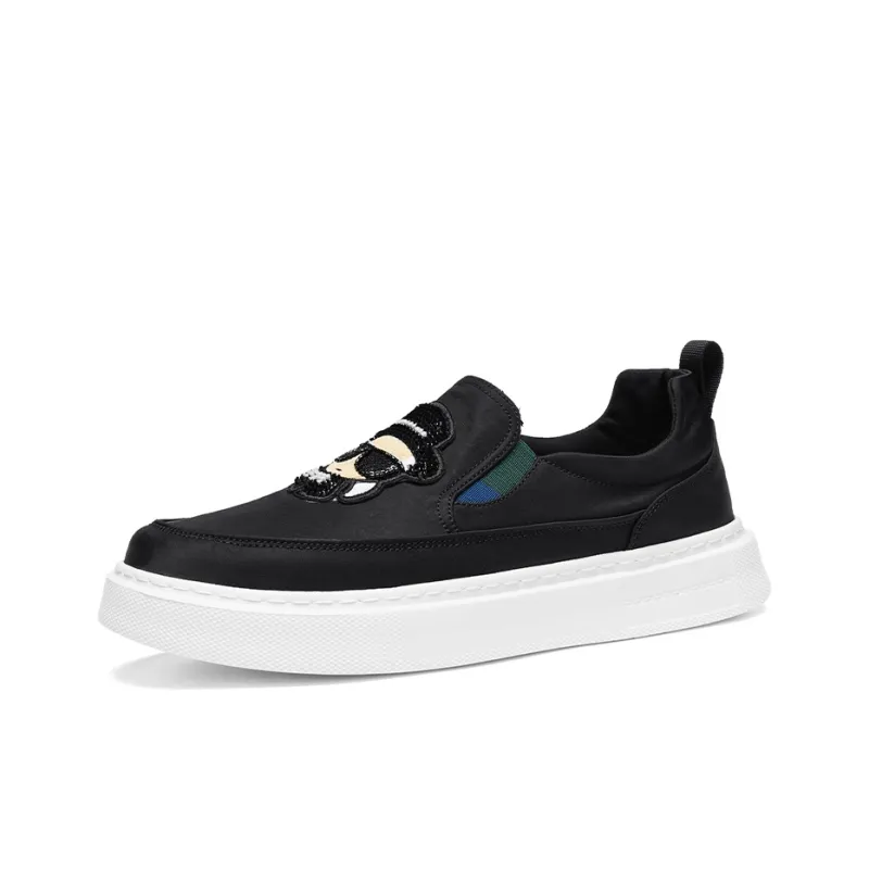 Skate Park Low-Top Skateboard Shoes Men's Black-1