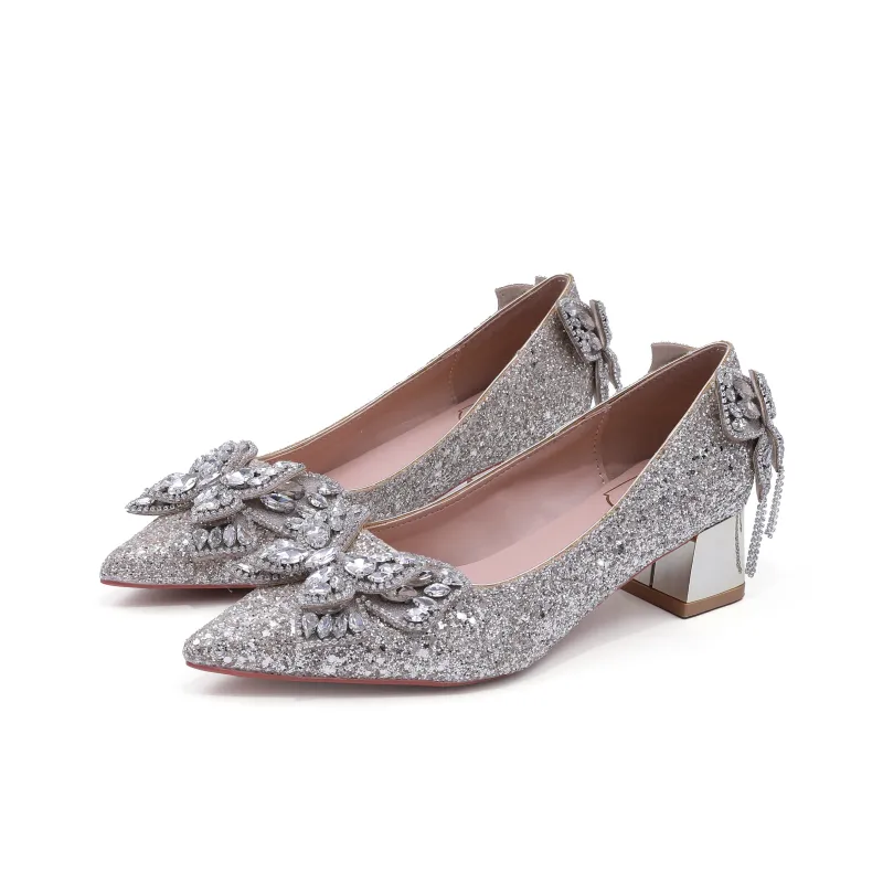 Dawei's House Chunky Heel High Heels Women's-2