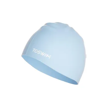 TOSWIM Swimming Caps Silicone Material Pool Training Unisex