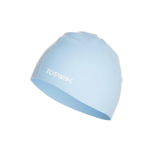 TOSWIM Swimming Caps Silicone Material Pool Training Unisex