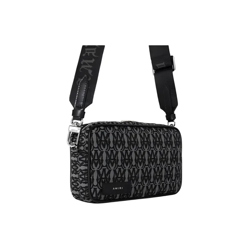 AMIRI Cow Leather Trim Camera Bag Shoulder Bag Crossbody Bag Men's Multicolor-1