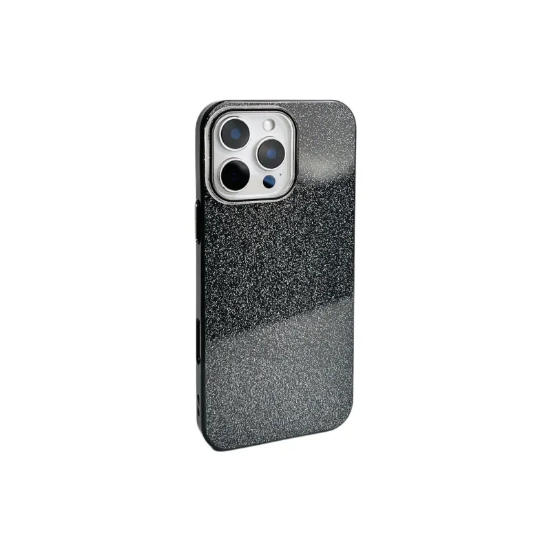Sopi TPU Material Glitter Baby's Breath 2 in 1 Phone Cases Compatible With IPhone 16/15 Pro Max/Apple 13/14 Pro/Max-9