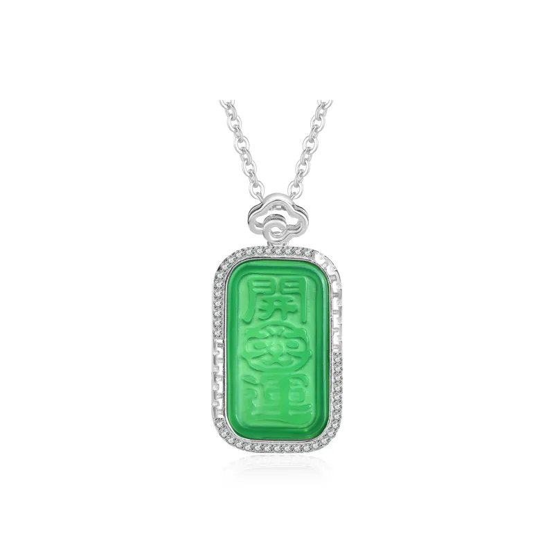 Di Su Xing Chalcedony Necklaces Women's-0