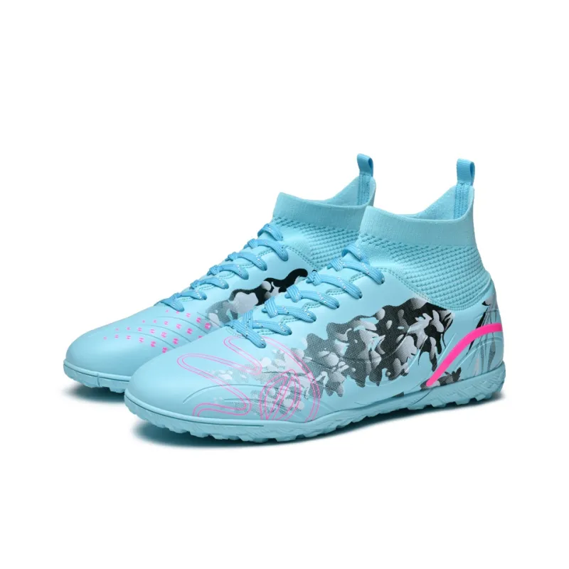 WEJIESS TF Rubber Broken Studs Artificial Ground Anti-Slip Wear-Resistant Soccer Shoes Unisex-8