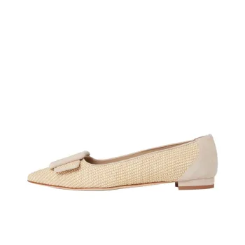 MANOLO BLAHNIK Maysalepump Casual Single Shoes Women's Beige