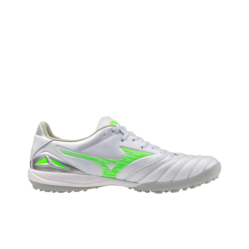 Mizuno Morelia Neo 4 Anti Slip Wear Resistant Soccer Shoes Men's White Green-1
