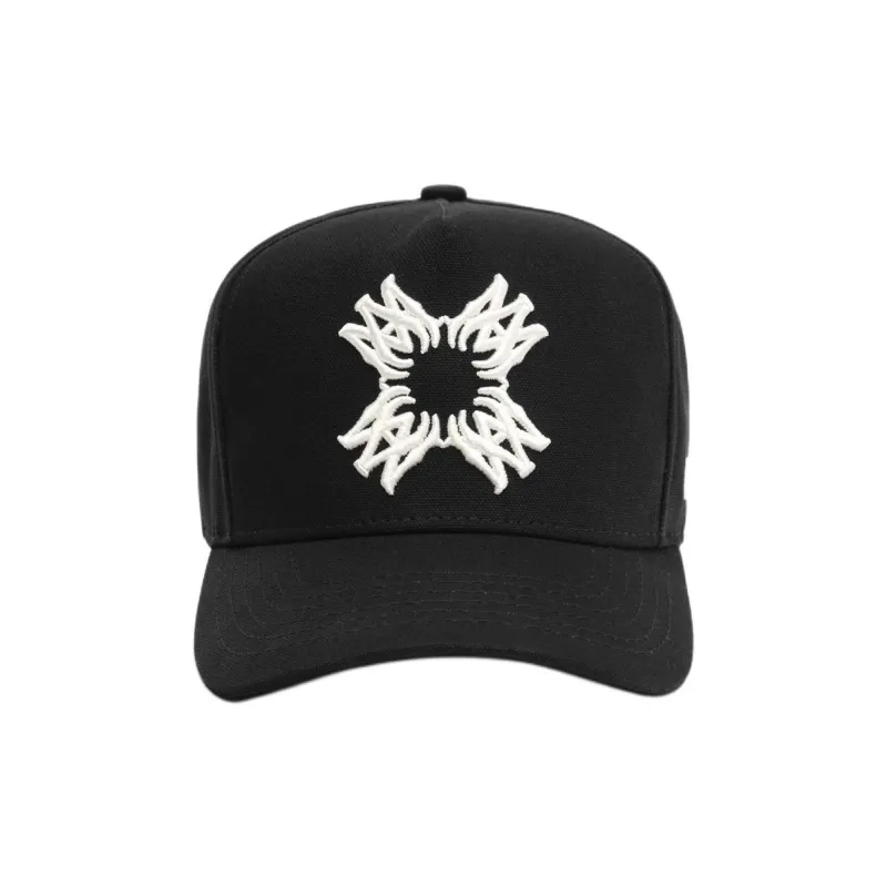 AMIRI 100% Cotton Baseball Caps Unisex Black-1