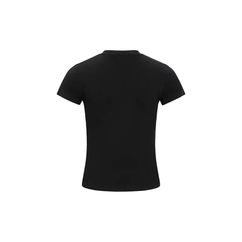 BIPOLAR Drop Shoulder Sleeve Short Sleeved T Shirt Women's-9