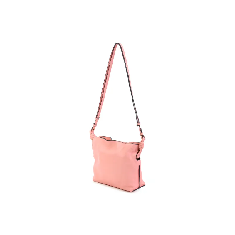 LOEWE Flamenco Nappa Cow Leather Clutch Mini Women's Pink-3