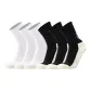 Crew Glue Soccer Socks 6 Pack (3 White/3 Black)
