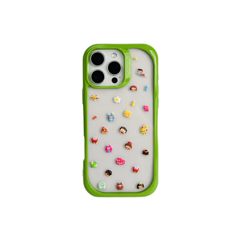 Wei Xin TPU Material Penguin Kitten DIY Sticker Phone Cases Compatible With IPhone 16/15 Pro Max/Apple 13/14 Pro/Max-20