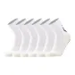 Crew Glue Soccer Socks, White 6 Pack