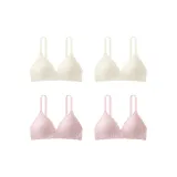 4 Pack (White 2+Pink 2)