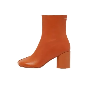 MM6 Maison Margiela Ankle Boots 7cm Women's Mud Brick Brown