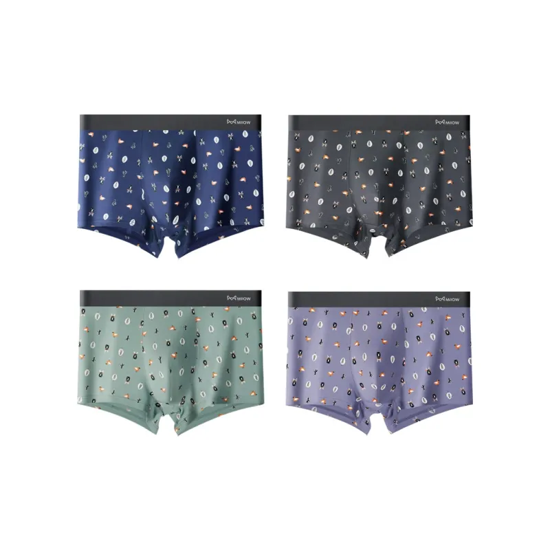 MIIOW Trend Party Series Underpants Men's 4 Pack-5