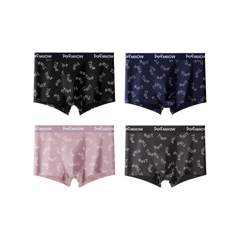 MIIOW Trend Party Series Underpants Men's 4 Pack-11