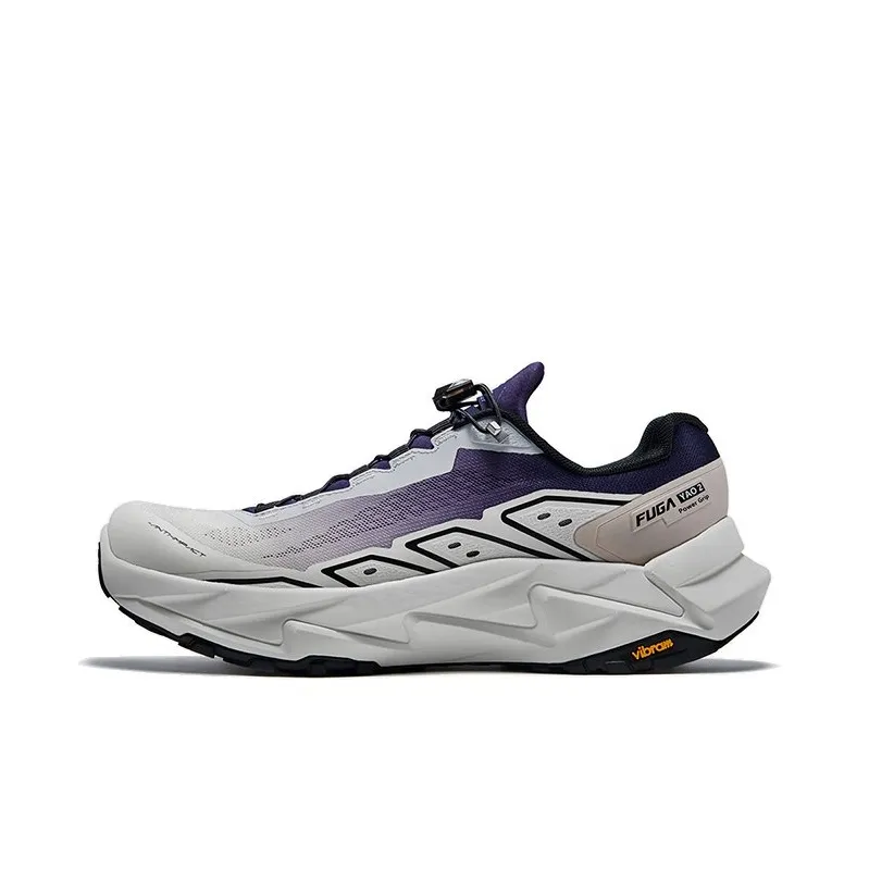 KAILAS FUGA YAO2 Running Shoes Women's Low Top Unbleached Original Color/Dark Gentian Purple-0
