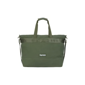 Supreme Canvas Canvas Bag Tote Bag Shopping Bag Shoulder Bag Crossbody Bag Handbag Unisex Olive Green