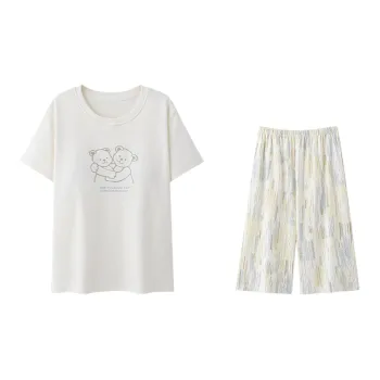 William Pajama Set Women's Ivory