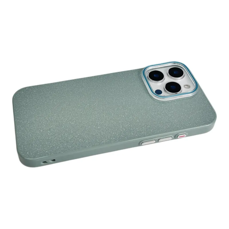 Sopi TPU Material Glitter Baby's Breath 2 in 1 Phone Cases Compatible With IPhone 16/15 Pro Max/Apple 13/14 Pro/Max-15