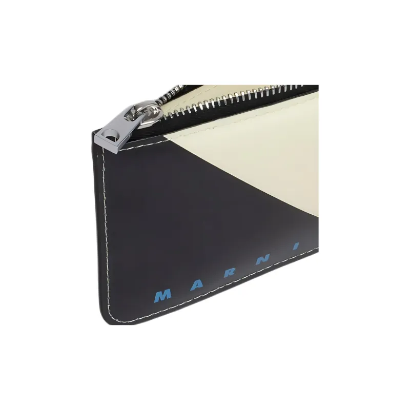 MARNI Bicolour Zip-Up Cardholder-3