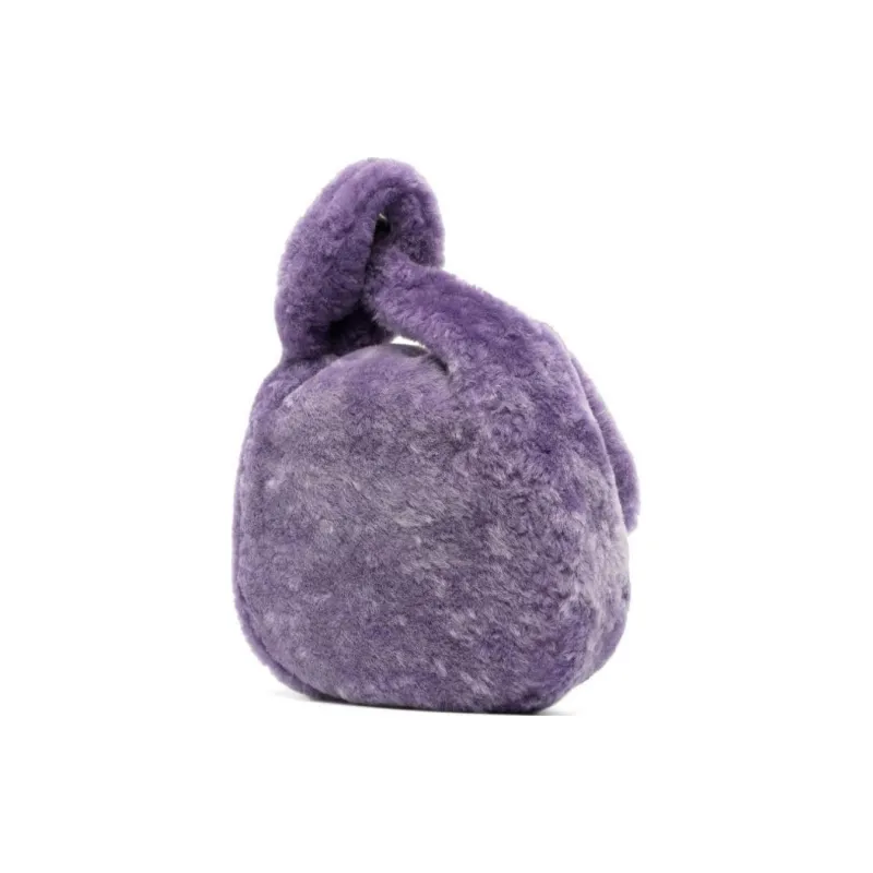 JIL SANDER Wool Clutch Trumpets Women's Lavender Purple-1