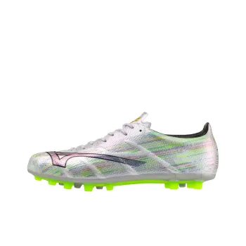 Mizuno AG Rubber Short Studs Anti Slip Wear Resistant Soccer Shoes Men's Silver