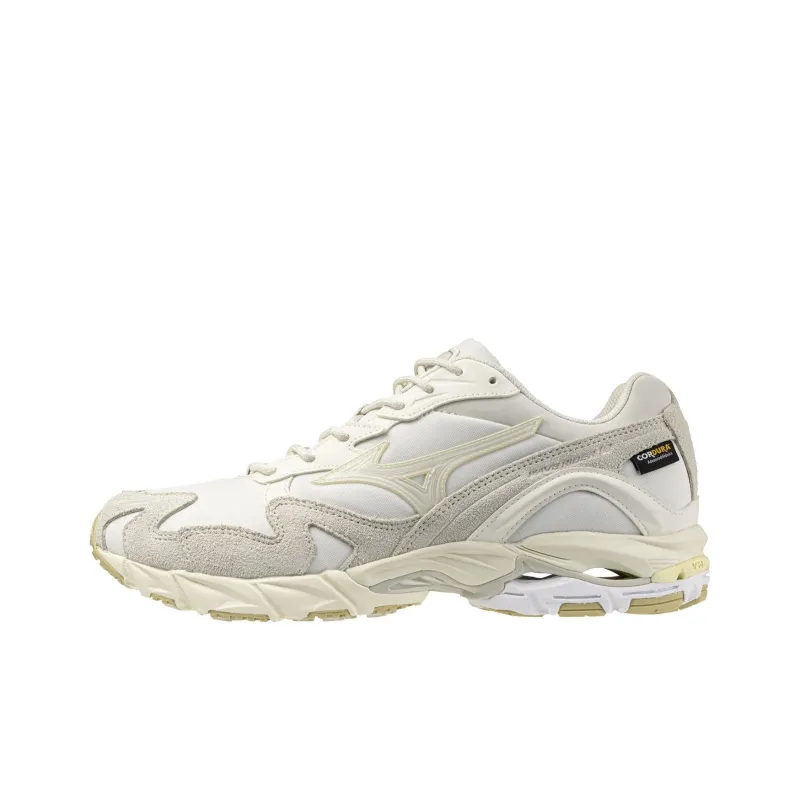 Mizuno Wave Rider 10 Anti Slip Wear Resistant Low Top Casual Running Shoes Men's White-0