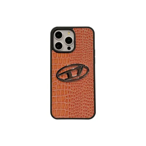 Koman TPU Material Shiny Crocodile Pattern D Label Phone Cases Compatible With Apple IPhone 12/13/14/15/16/Pro/Mac