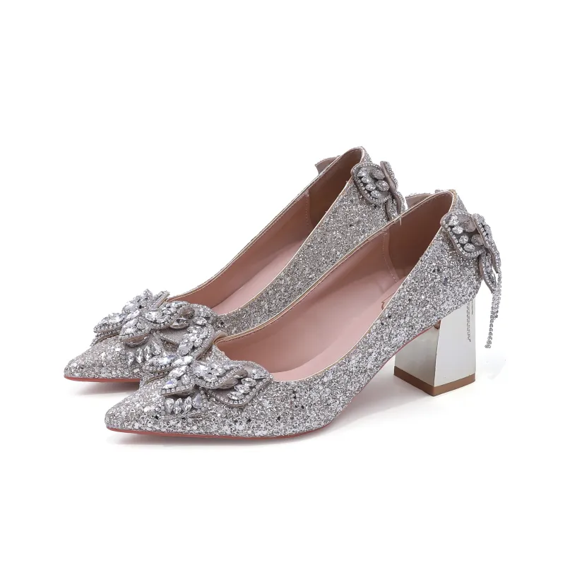 Dawei's House Chunky Heel High Heels Women's-8