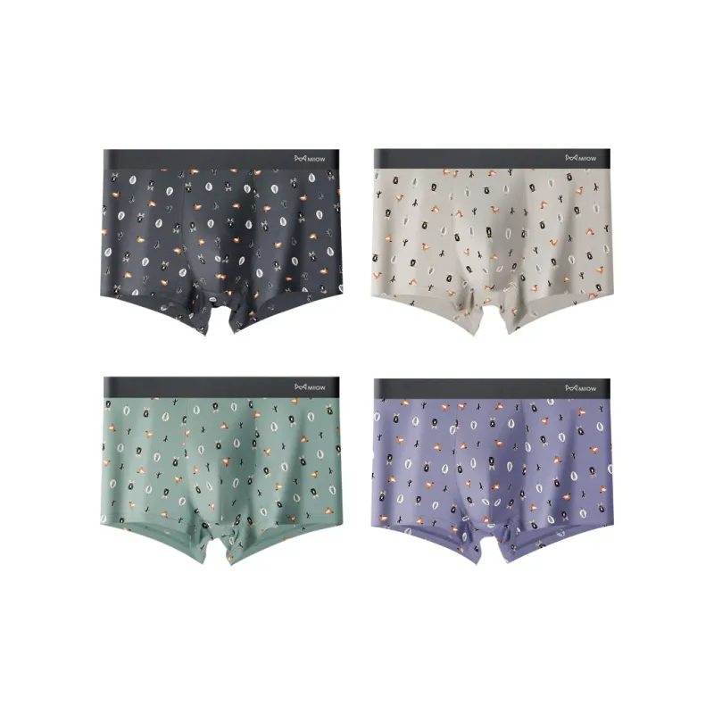 MIIOW Trend Party Series Underpants Men's 4 Pack-12