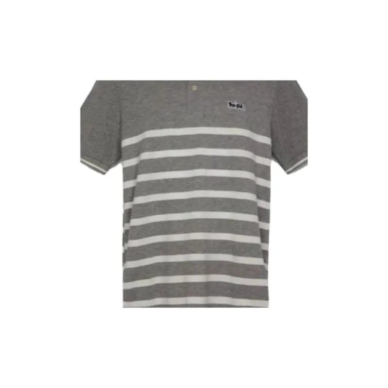 COACH Polo Shirts Men Gray-2