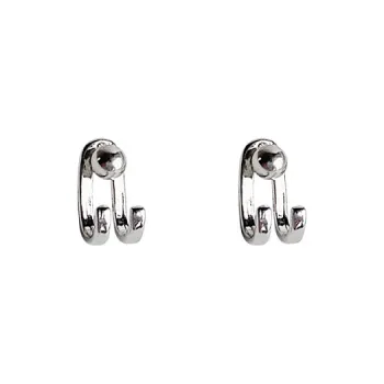 GUDUD Titanium Steel Stud Earrings Men's