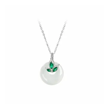 Ancient Jewelry Chalcedony Jade Necklaces Women's